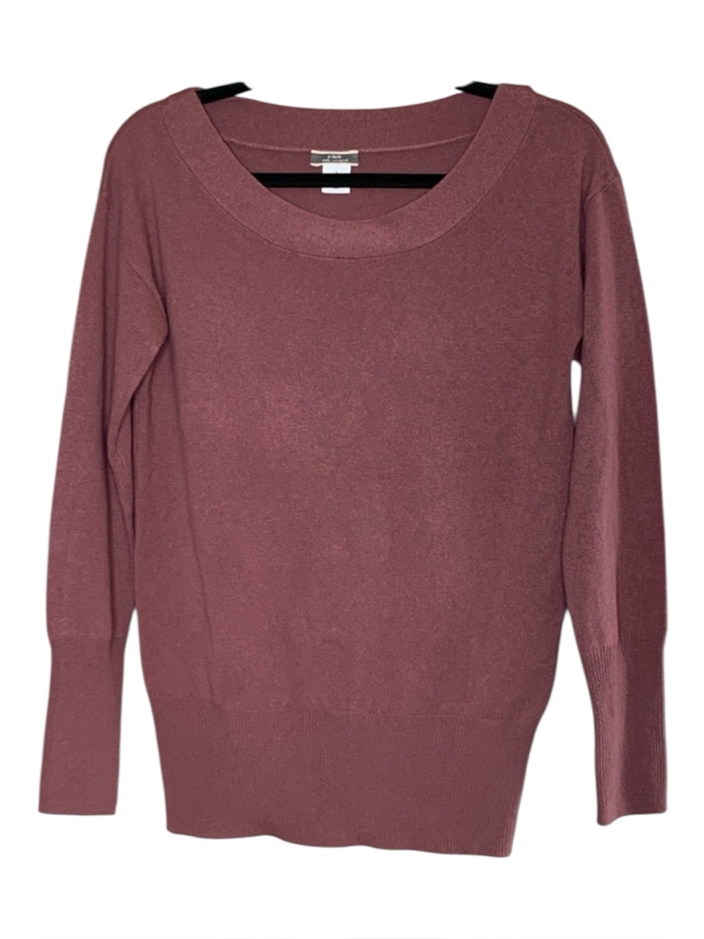 J.Crew Cashmere Dusty Rose Sweater - Classic Boatneck Pullover small